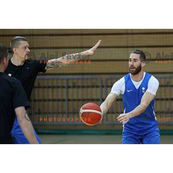 Alen Hodzic during Slovenia National team practice session in Bonifika hall, Koper, Slovenia on November 22, 2021