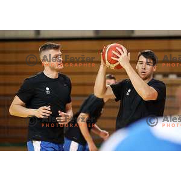 Blaz Habot during Slovenia National team practice session in Bonifika hall, Koper, Slovenia on November 22, 2021