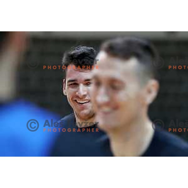 Blaz Habot during Slovenia National team practice session in Bonifika hall, Koper, Slovenia on November 22, 2021