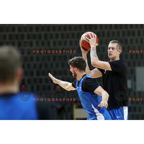 Jurij Macura during Slovenia National team practice session in Bonifika hall, Koper, Slovenia on November 22, 2021