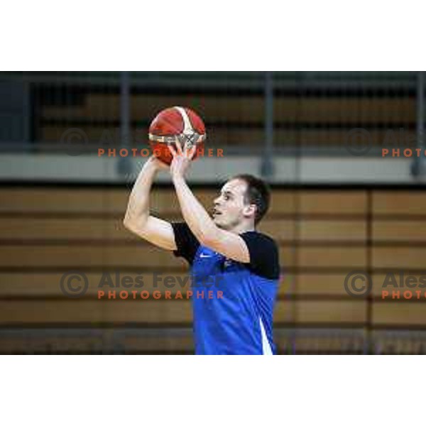 Klemen Prepelic during Slovenia National team practice session in Bonifika hall, Koper, Slovenia on November 22, 2021