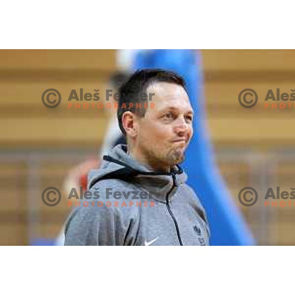 Head coach Aleksander Sekulic during Slovenia National team practice session in Bonifika hall, Koper, Slovenia on November 22, 2021
