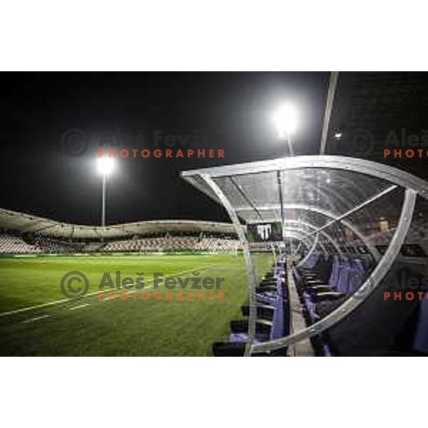 Prior to UEFA Europa Conference League football match between NS Mura and Tottenham Hotspur in Ljudski vrt, Maribor, Slovenia on November 25, 2021