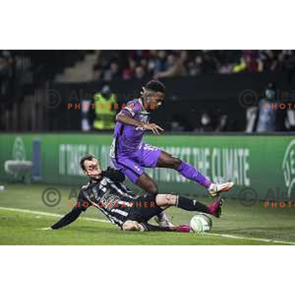in action during UEFA Europa Conference League football match between NS Mura and Tottenham Hotspur in Ljudski vrt, Maribor, Slovenia on November 25, 2021. Photo: Jure Banfi/www.alesfevzer.com