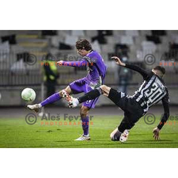 in action during UEFA Europa Conference League football match between NS Mura and Tottenham Hotspur in Ljudski vrt, Maribor, Slovenia on November 25, 2021. Photo: Jure Banfi/www.alesfevzer.com