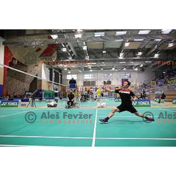 competetion in first round of Yonex Slovenia Future masters in Badminton, Brezice on November 26, 2021