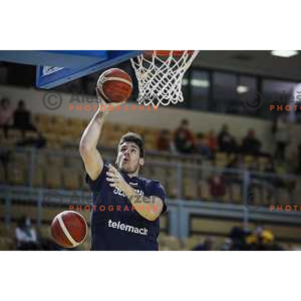 in action during FIBA World Cup 2023 Qualifiers match between Slovenia and Sweden in Bonifika hall, Koper, Slovenia on November 28, 2021 