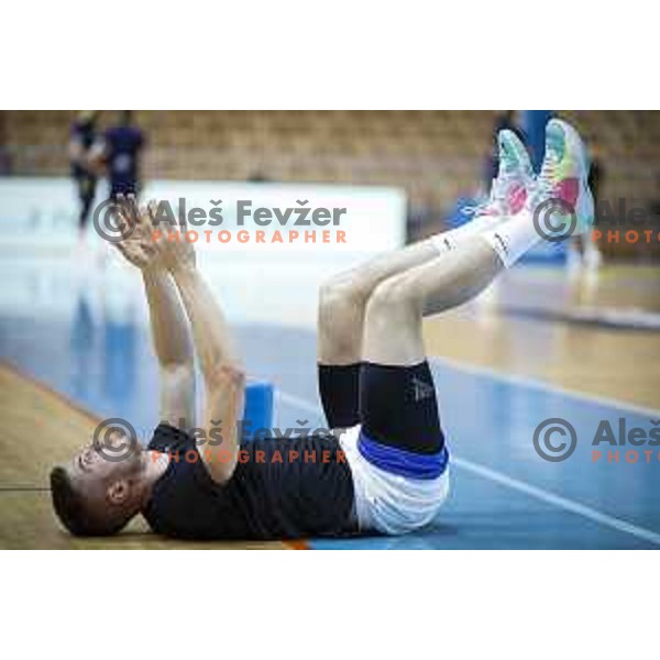 in action during FIBA World Cup 2023 Qualifiers match between Slovenia and Sweden in Bonifika hall, Koper, Slovenia on November 28, 2021 