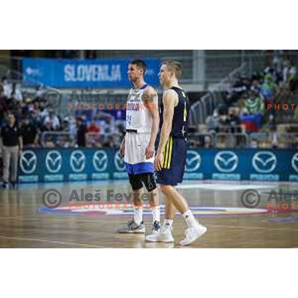 in action during FIBA World Cup 2023 Qualifiers match between Slovenia and Sweden in Bonifika hall, Koper, Slovenia on November 28, 2021 