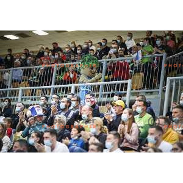 in action during FIBA World Cup 2023 Qualifiers match between Slovenia and Sweden in Bonifika hall, Koper, Slovenia on November 28, 2021