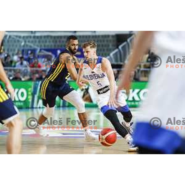 in action during FIBA World Cup 2023 Qualifiers match between Slovenia and Sweden in Bonifika hall, Koper, Slovenia on November 28, 2021