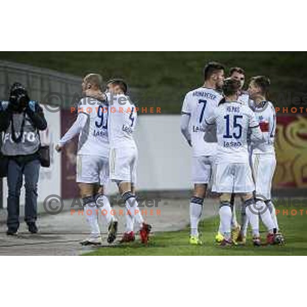 in action during Prva liga Telemach football match between Celje and Maribo in Arena z’dezele, Celje, Slovenia on December 4, 2021. Photo: Jure Banfi/www.alesfevzer.com