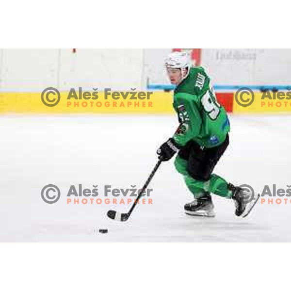 of SZ Olimpija in action during IceHL match between SZ Olimpija and Dornbirn in Ljubljana, Slovenia on December 4, 2021