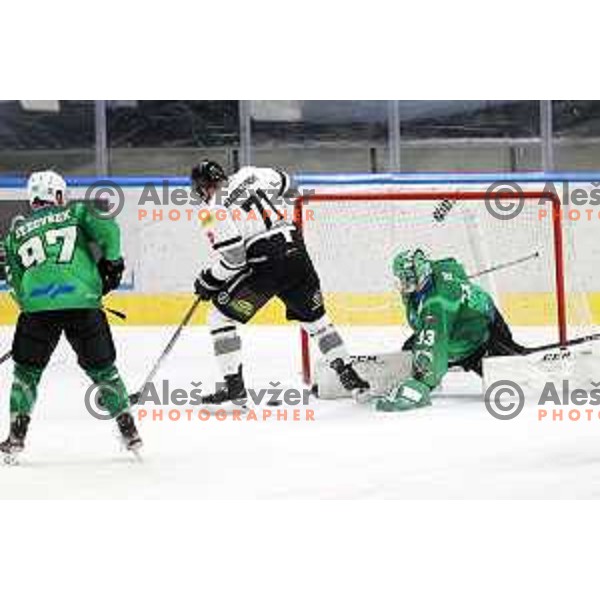 of SZ Olimpija in action during IceHL match between SZ Olimpija and Dornbirn in Ljubljana, Slovenia on December 4, 2021