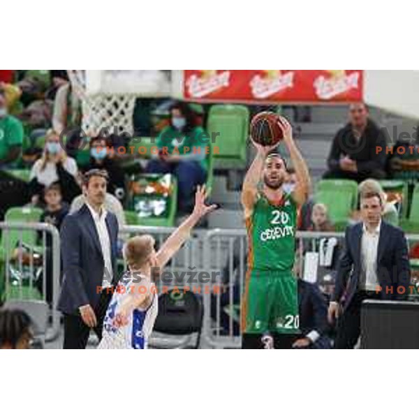 Of Cedevita Olimpija in action during ABA league regular season basketball match between Cedevita Olimpija and Zadar in Stozice Arena, Ljubljana, Slovenia on December 4, 2021