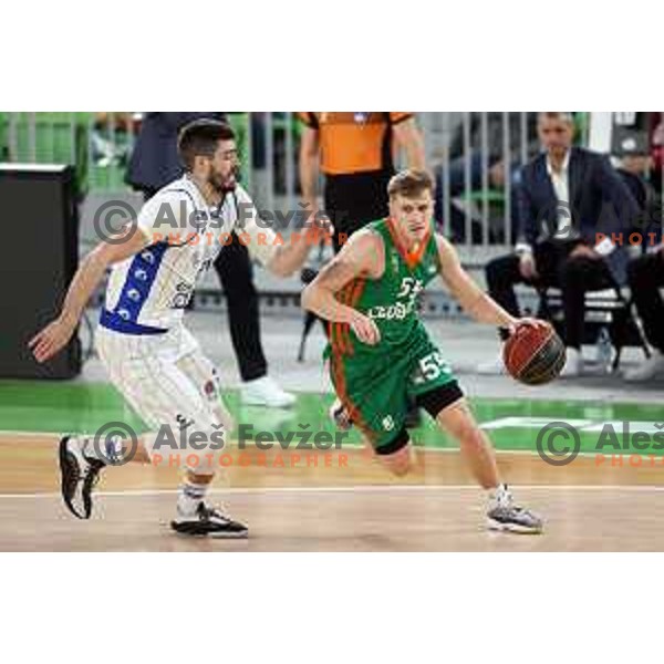 Of Cedevita Olimpija in action during ABA league regular season basketball match between Cedevita Olimpija and Zadar in Stozice Arena, Ljubljana, Slovenia on December 4, 2021