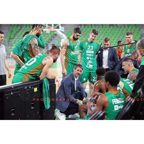 Jurica Golemac of Cedevita Olimpija in action during ABA league regular season basketball match between Cedevita Olimpija and Zadar in Stozice Arena, Ljubljana, Slovenia on December 4, 2021
