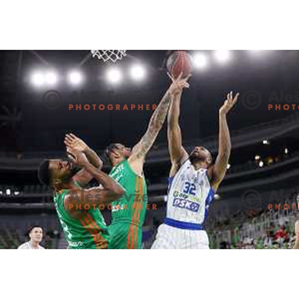 Of Cedevita Olimpija in action during ABA league regular season basketball match between Cedevita Olimpija and Zadar in Stozice Arena, Ljubljana, Slovenia on December 4, 2021