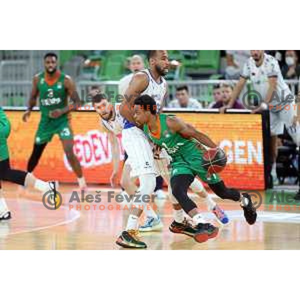 Yogi Ferrell of Cedevita Olimpija in action during ABA league regular season basketball match between Cedevita Olimpija and Zadar in Stozice Arena, Ljubljana, Slovenia on December 4, 2021