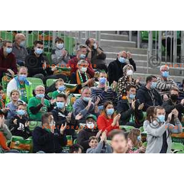 Of Cedevita Olimpija in action during ABA league regular season basketball match between Cedevita Olimpija and Zadar in Stozice Arena, Ljubljana, Slovenia on December 4, 2021