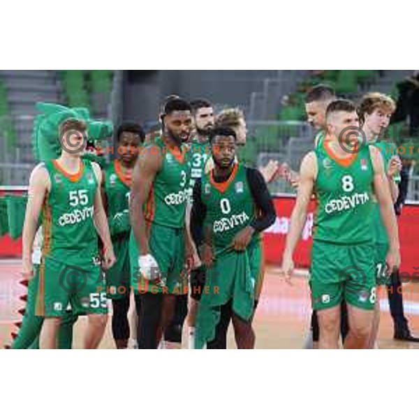 Of Cedevita Olimpija in action during ABA league regular season basketball match between Cedevita Olimpija and Zadar in Stozice Arena, Ljubljana, Slovenia on December 4, 2021