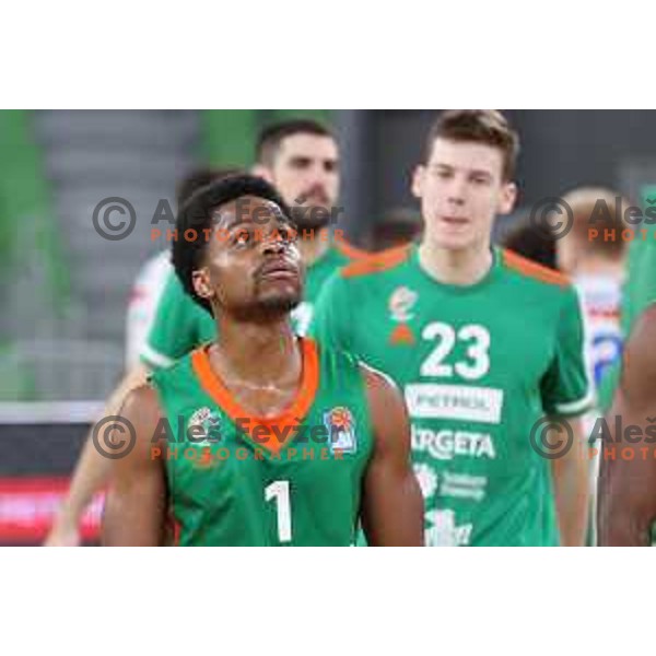 Yogi Ferrell of Cedevita Olimpija in action during ABA league regular season basketball match between Cedevita Olimpija and Zadar in Stozice Arena, Ljubljana, Slovenia on December 4, 2021