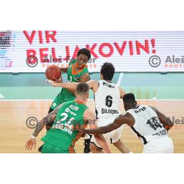 Yogi Ferrell in action during 7days EuroCup regular season basketball match between Cedevita Olimpija and Virtus Segafredo in Stozice, Arena, Ljubljana, Slovenia on December 8, 2021 