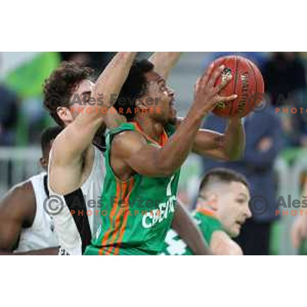 Yogi Ferrell in action during 7days EuroCup regular season basketball match between Cedevita Olimpija and Virtus Segafredo in Stozice, Arena, Ljubljana, Slovenia on December 8, 2021 