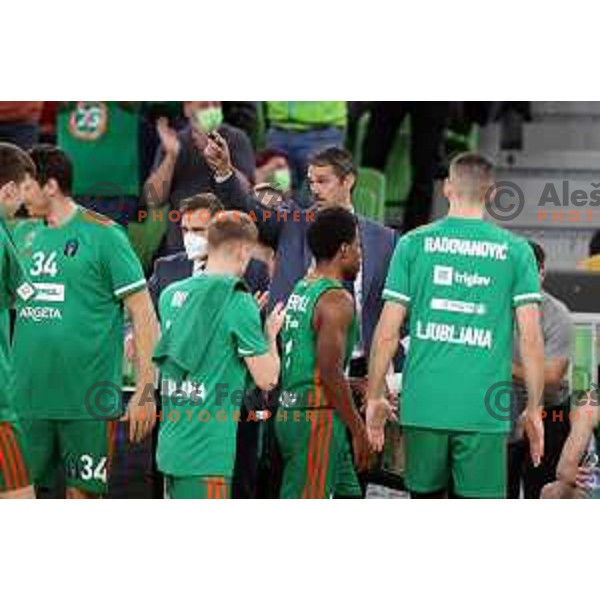 Of Cedevita Olimpija in action during 7days EuroCup regular season basketball match between Cedevita Olimpija and Virtus Segafredo in Stozice, Arena, Ljubljana, Slovenia on December 8, 2021