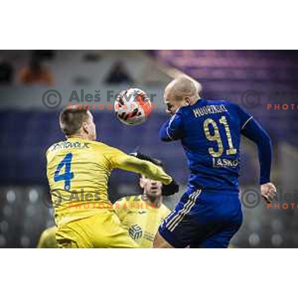in action during Prva liga Telemach football match between Maribor and Domzale in Ljudski vrt, Maribor, Slovenia on December 11, 2021. Photo: Jure Banfi/www.alesfevzer.com