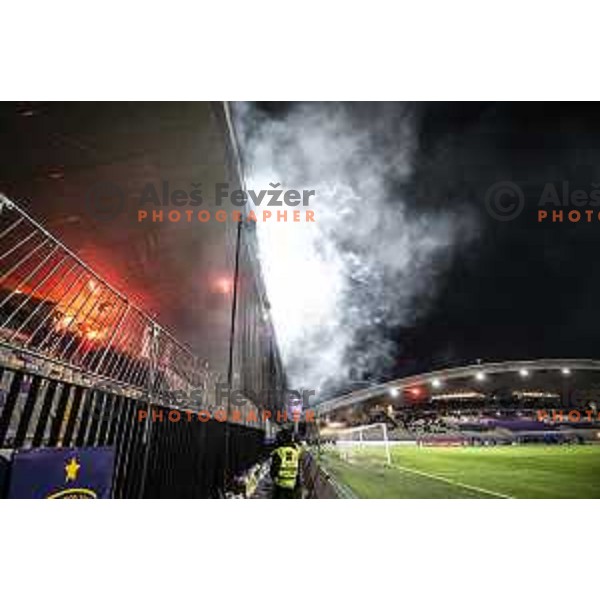 Viole during Prva liga Telemach football match between Maribor and Domzale in Ljudski vrt, Maribor, Slovenia on December 11, 2021. Photo: Jure Banfi/www.alesfevzer.com
