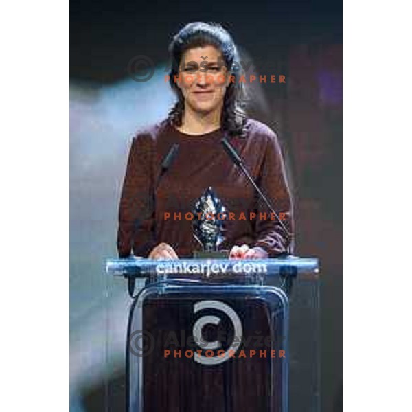 Rasa Sraka Vukovic during Slovenian Sportsman of the year 2021 gala night in Ljubljana on December 14, 2021