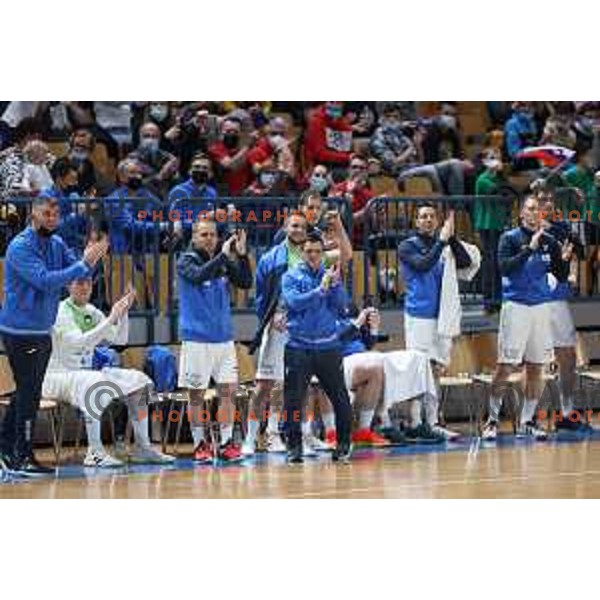 Ljubomir Vranjes during friendly match between Slovenia and Croatia in Celje, Slovenia on December 29, 2021