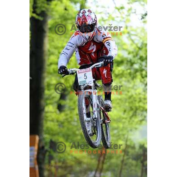 Alvarez, winner of UCI mountain bike World Cup 2008, 4-cross race in Maribor, Slovenia 10.5.2008 