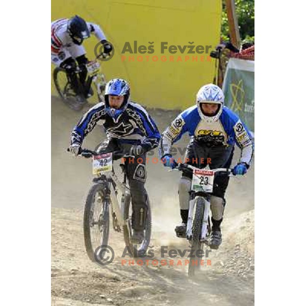 UCI mountain bike World Cup 2008, 4-cross race in Maribor, Slovenia 10.5.2008 