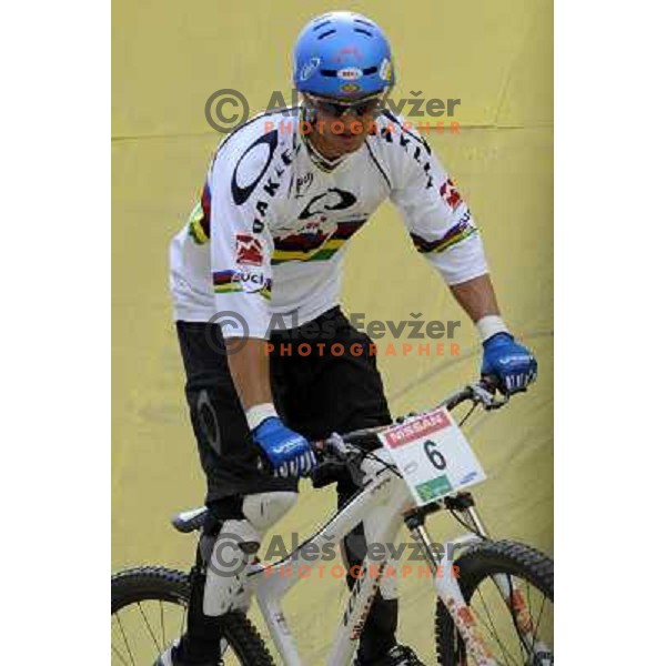 Brian Lopes at UCI mountain bike World Cup 2008, 4-cross race in Maribor, Slovenia 10.5.2008 