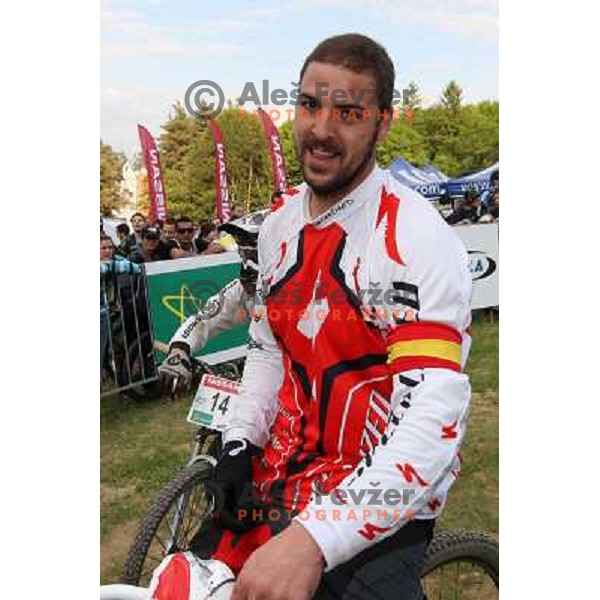 Alvarez, winner of UCI mountain bike World Cup 2008, 4-cross race in Maribor, Slovenia 10.5.2008 