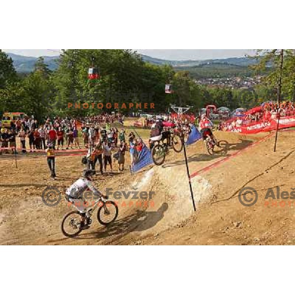 UCI mountain bike World Cup 2008, 4-cross race in Maribor, Slovenia 10.5.2008 