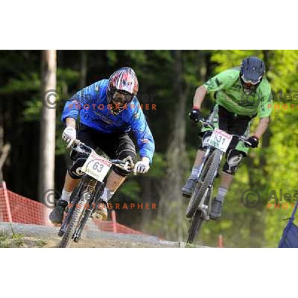 UCI mountain bike World Cup 2008, 4-cross race in Maribor, Slovenia 10.5.2008 