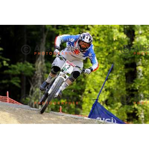 Tatarkovic at UCI mountain bike World Cup 2008, 4-cross race in Maribor, Slovenia 10.5.2008 