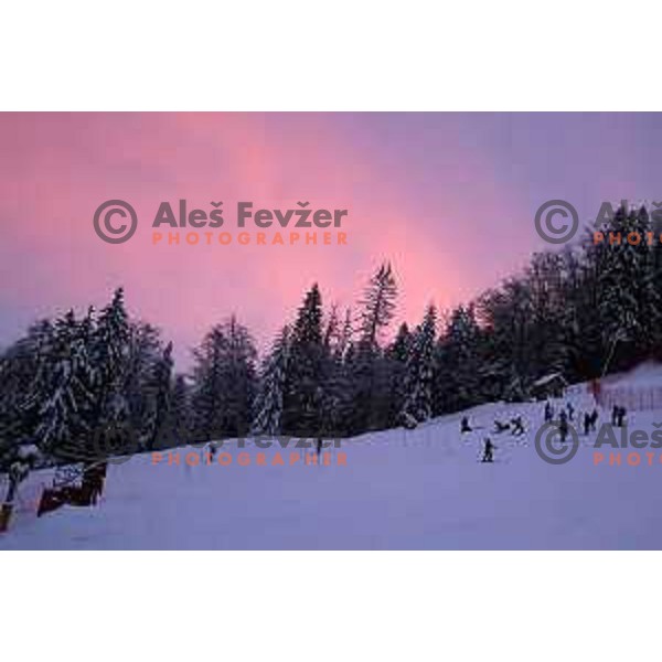 AUDI FIS Ski World Cup Slalom for 58.Golden Fox-Zlata Lisica 2022 in Kranjska gora, Slovenia on January 9, 2022