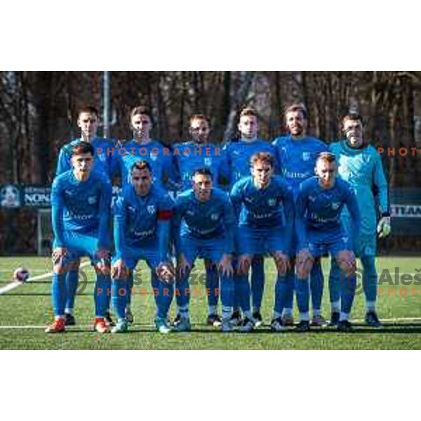Nafta 1903 starting eleven during friendly football match between NS Mura and Nafta 1903 in Fazanerija, Murska Sobota, Slovenia on January 15, 2022. Photo: Jure Banfi/www.alesfevzer.com
