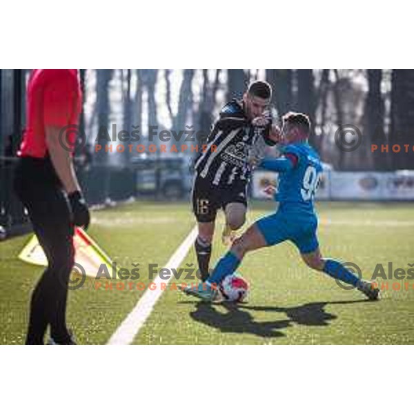 in action during friendly football match between NS Mura and Nafta 1903 in Fazanerija, Murska Sobota, Slovenia on January 15, 2022. Photo: Jure Banfi/www.alesfevzer.com