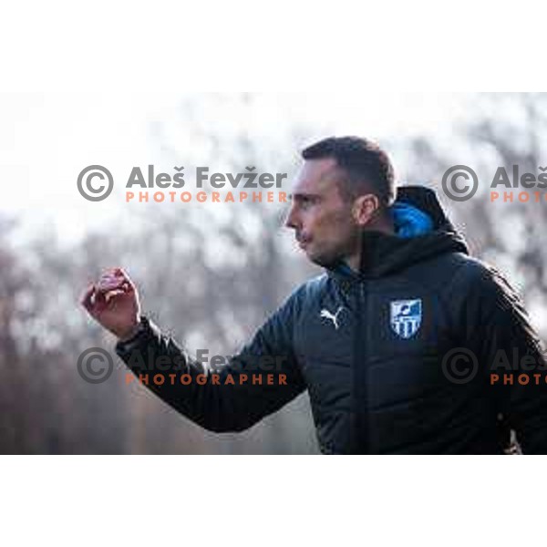 Boer Gabor, head coach of Nafta 1903 during friendly football match between NS Mura and Nafta 1903 in Fazanerija, Murska Sobota, Slovenia on January 15, 2022. Photo: Jure Banfi/www.alesfevzer.com