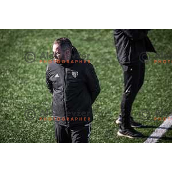 Damir Contala, head coach of NS Mura during friendly football match between NS Mura and Nafta 1903 in Fazanerija, Murska Sobota, Slovenia on January 15, 2022. Photo: Jure Banfi/www.alesfevzer.com