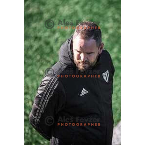 Damir Contala, head coach of NS Mura during friendly football match between NS Mura and Nafta 1903 in Fazanerija, Murska Sobota, Slovenia on January 15, 2022. Photo: Jure Banfi/www.alesfevzer.com