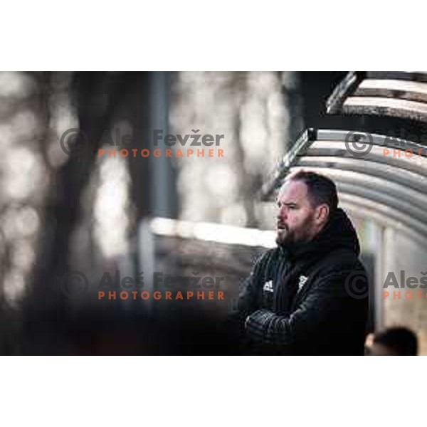 Damir Contala, head coach of NS Mura during friendly football match between NS Mura and Nafta 1903 in Fazanerija, Murska Sobota, Slovenia on January 15, 2022. Photo: Jure Banfi/www.alesfevzer.com