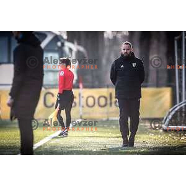 Damir Contala, head coach of NS Mura during friendly football match between NS Mura and Nafta 1903 in Fazanerija, Murska Sobota, Slovenia on January 15, 2022. Photo: Jure Banfi/www.alesfevzer.com