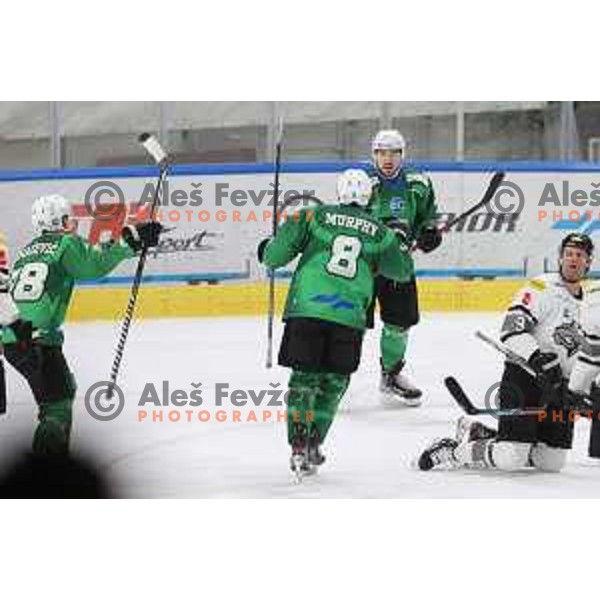 Rok Kapel of SZ Olimpija in action during IceHL match between SZ Olimpija and Dornbirn Bulldogs in Ljubljana, Slovenia on January 15, 2022 