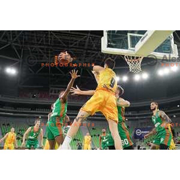 Nicolas Brussino in action during 7days EuroCup regular season basketball match between Cedevita Olimpija and Gran Canaria in Stozice, Arena, Ljubljana, Slovenia on January 19, 2022